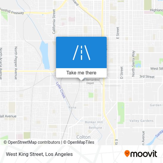 Mapa de West King Street