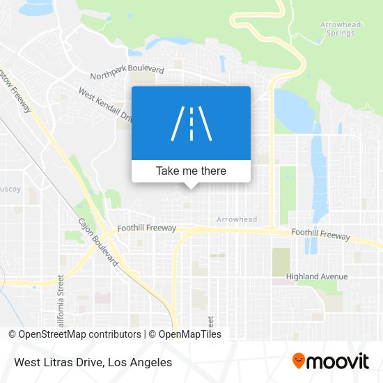 West Litras Drive map