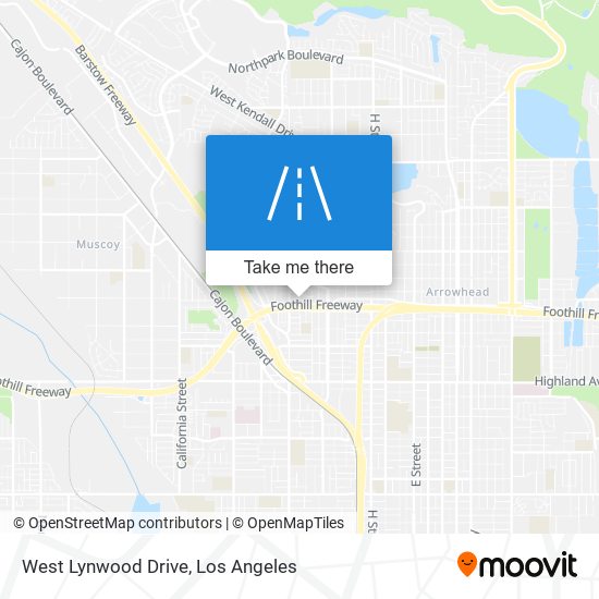 Mapa de West Lynwood Drive