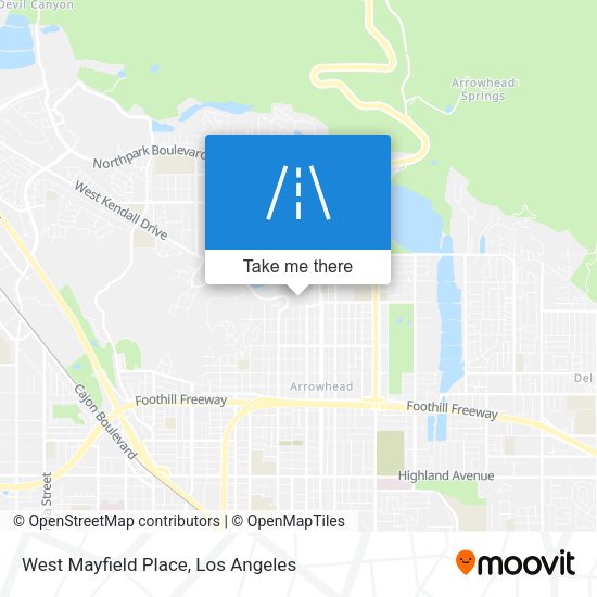 West Mayfield Place map