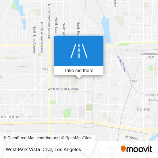 Mapa de West Park Vista Drive