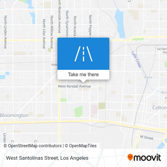 Mapa de West Santolinas Street