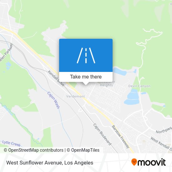 West Sunflower Avenue map