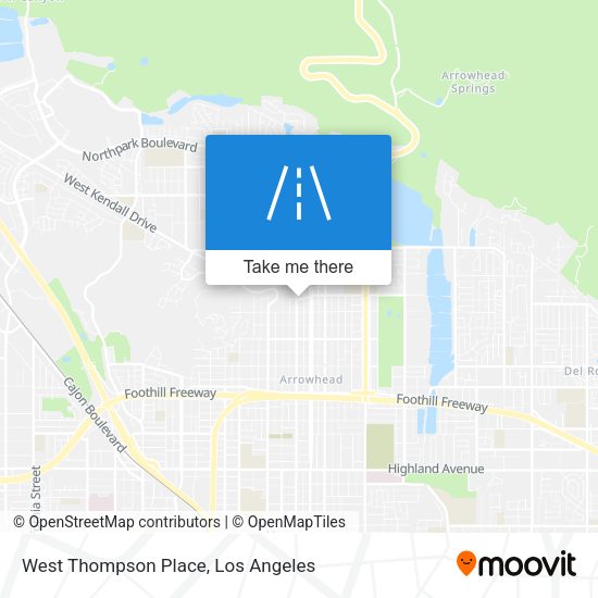 Mapa de West Thompson Place