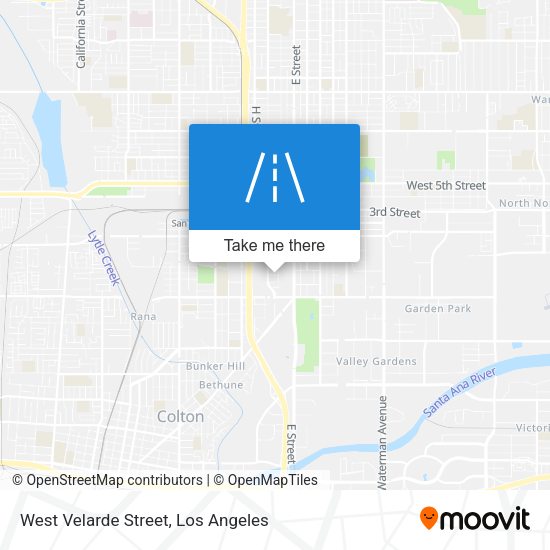 Mapa de West Velarde Street