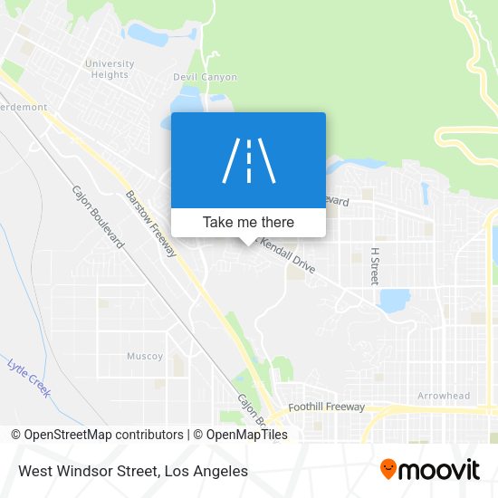 Mapa de West Windsor Street