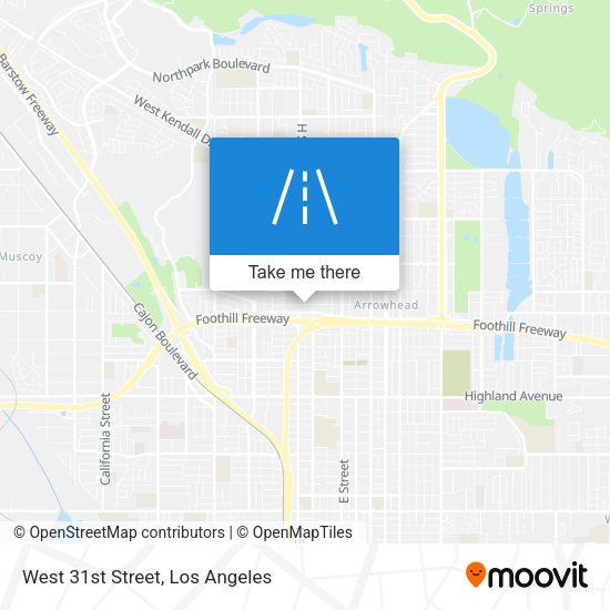 Mapa de West 31st Street