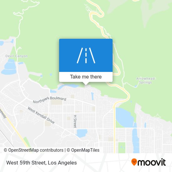 West 59th Street map