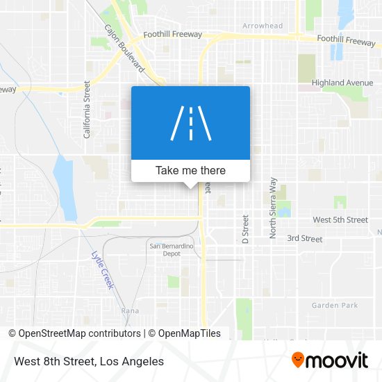 Mapa de West 8th Street