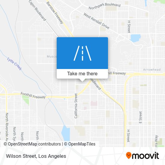 Mapa de Wilson Street