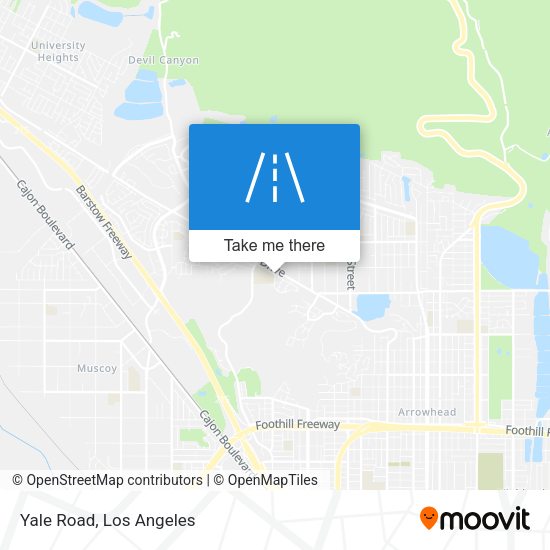 Mapa de Yale Road