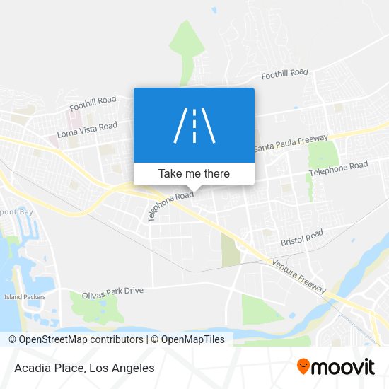 Mapa de Acadia Place