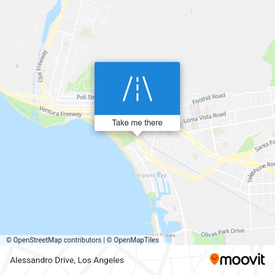 Alessandro Drive map