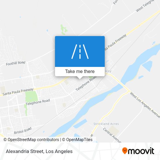 Alexandria Street map