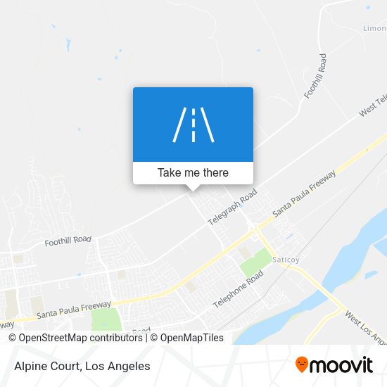 Mapa de Alpine Court