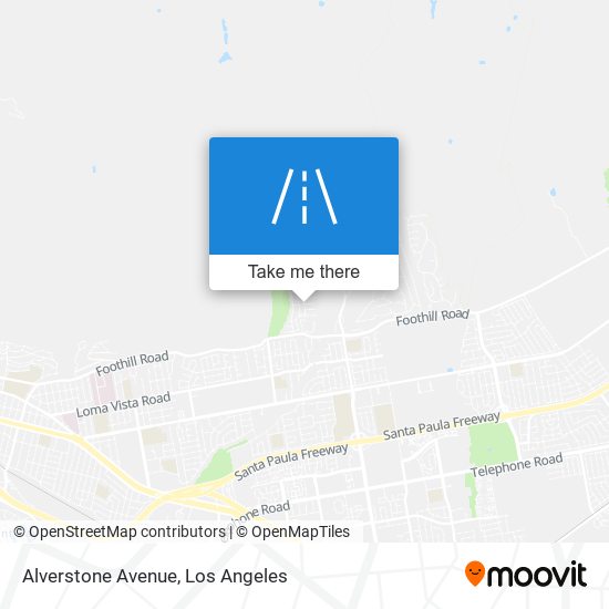 Mapa de Alverstone Avenue