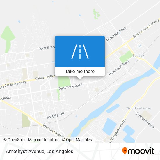 Mapa de Amethyst Avenue