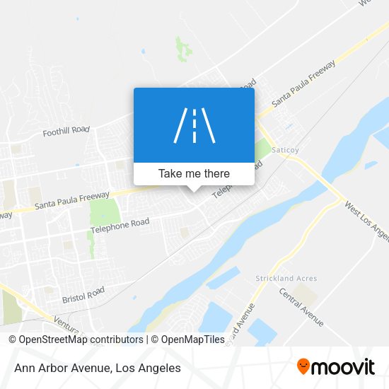 Ann Arbor Avenue map