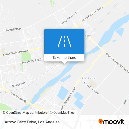 Arroyo Seco Drive map