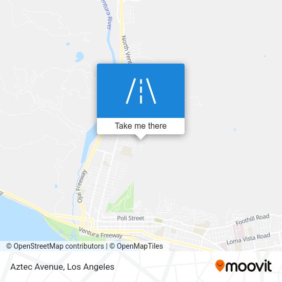 Mapa de Aztec Avenue
