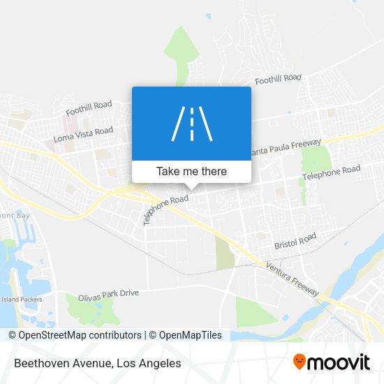 Beethoven Avenue map