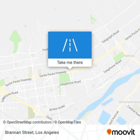 Mapa de Brannan Street