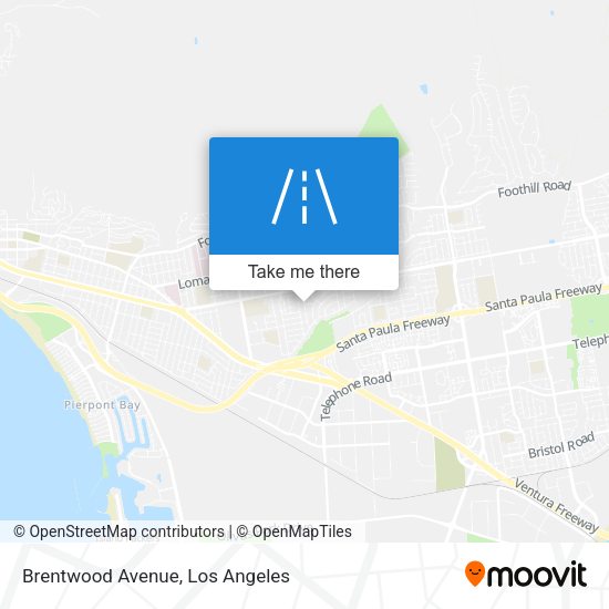 Mapa de Brentwood Avenue