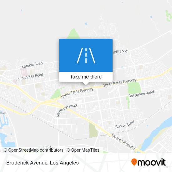 Broderick Avenue map
