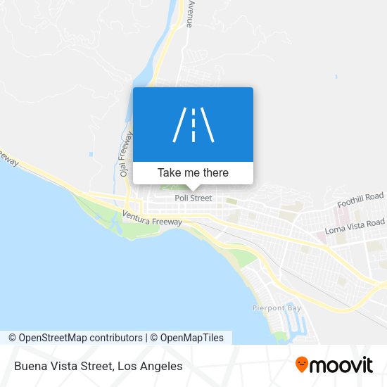Buena Vista Street map