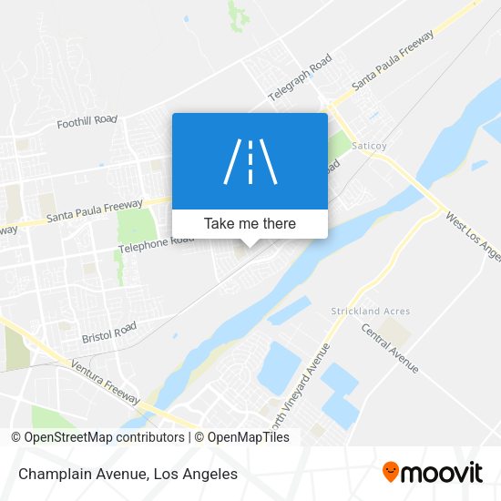 Champlain Avenue map