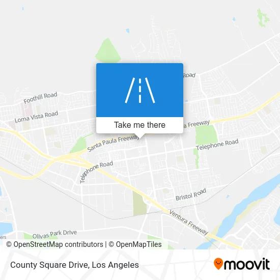 County Square Drive map