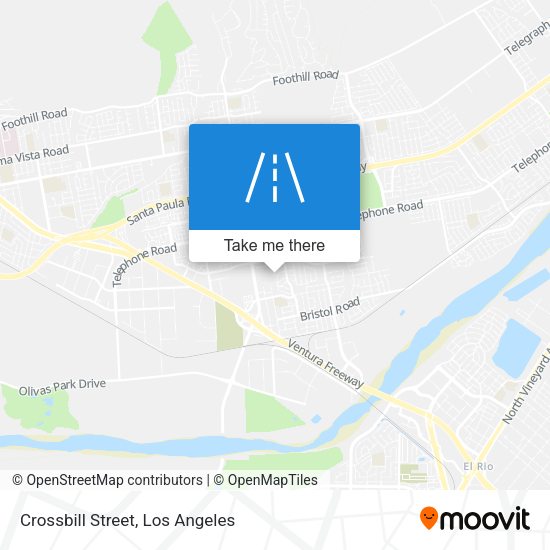 Crossbill Street map