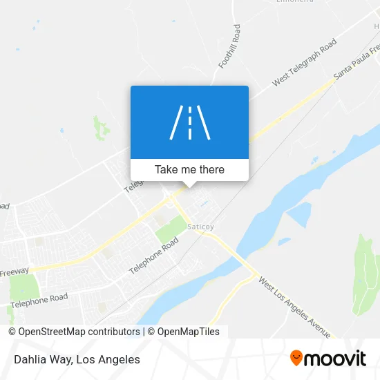 Dahlia Way map