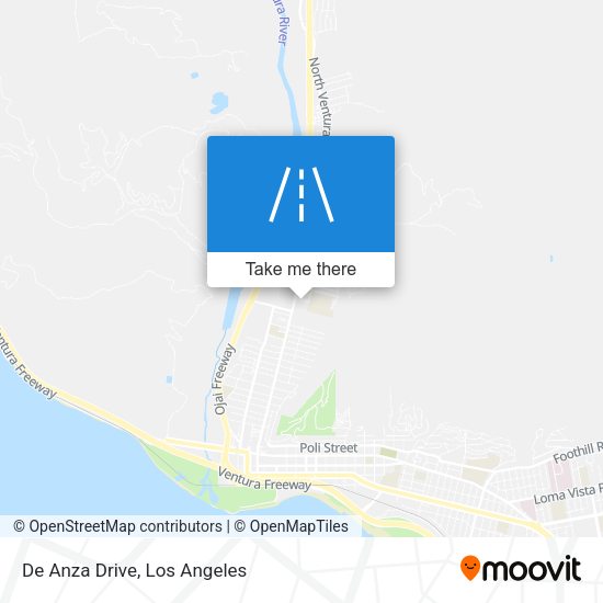 Mapa de De Anza Drive