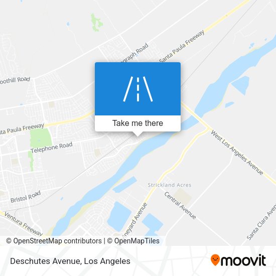 Mapa de Deschutes Avenue
