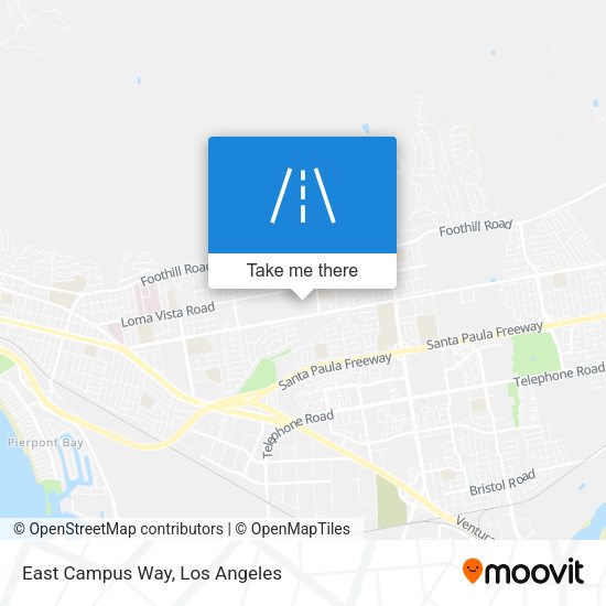 East Campus Way map