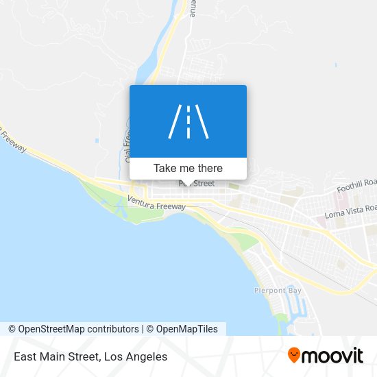 East Main Street map