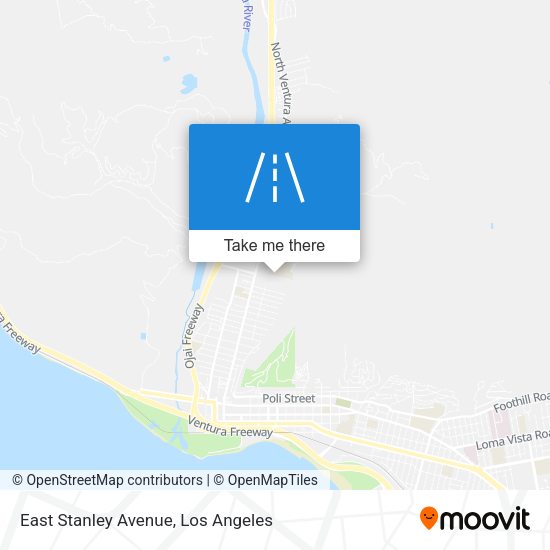 East Stanley Avenue map