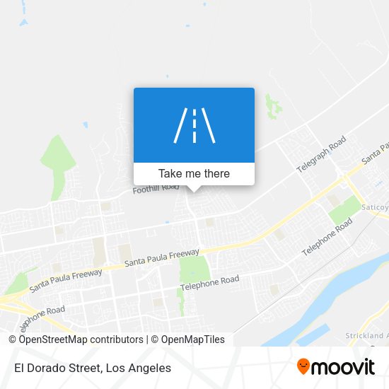El Dorado Street map