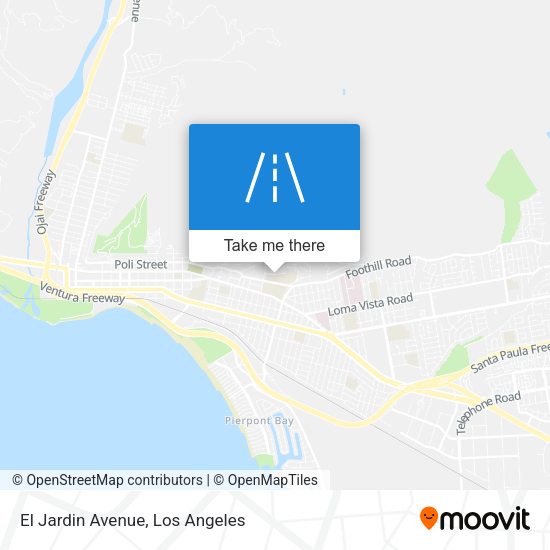 Mapa de El Jardin Avenue