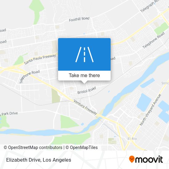 Elizabeth Drive map