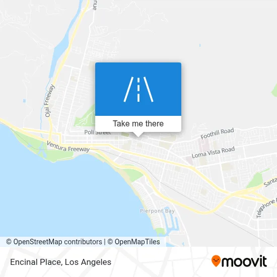Encinal Place map