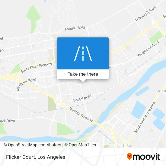Flicker Court map