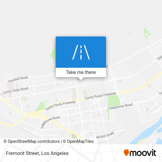 Mapa de Fremont Street