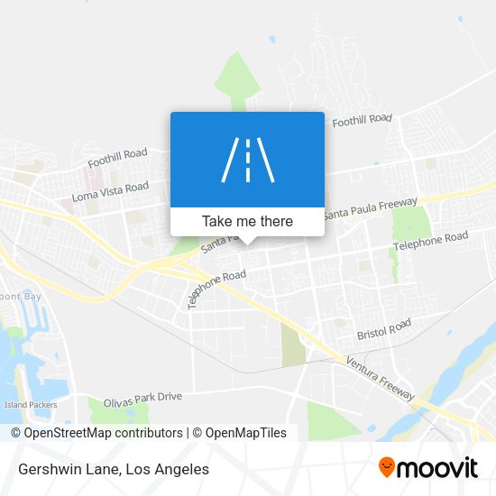 Mapa de Gershwin Lane