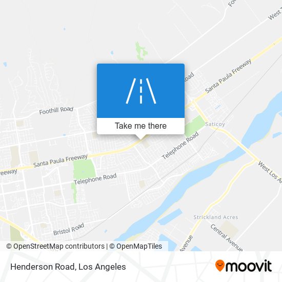 Mapa de Henderson Road