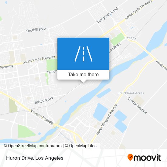 Mapa de Huron Drive