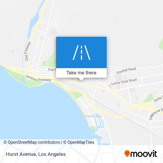Mapa de Hurst Avenue
