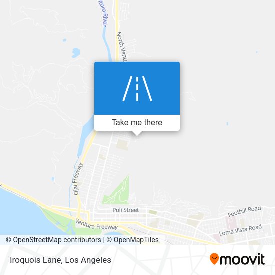 Mapa de Iroquois Lane