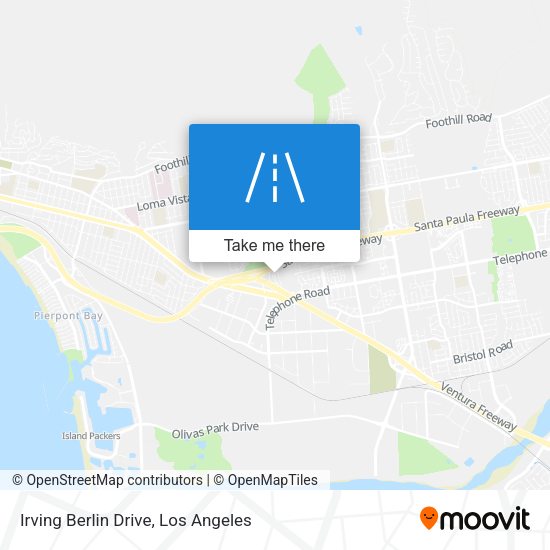 Irving Berlin Drive map
